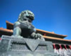 中国の石獅